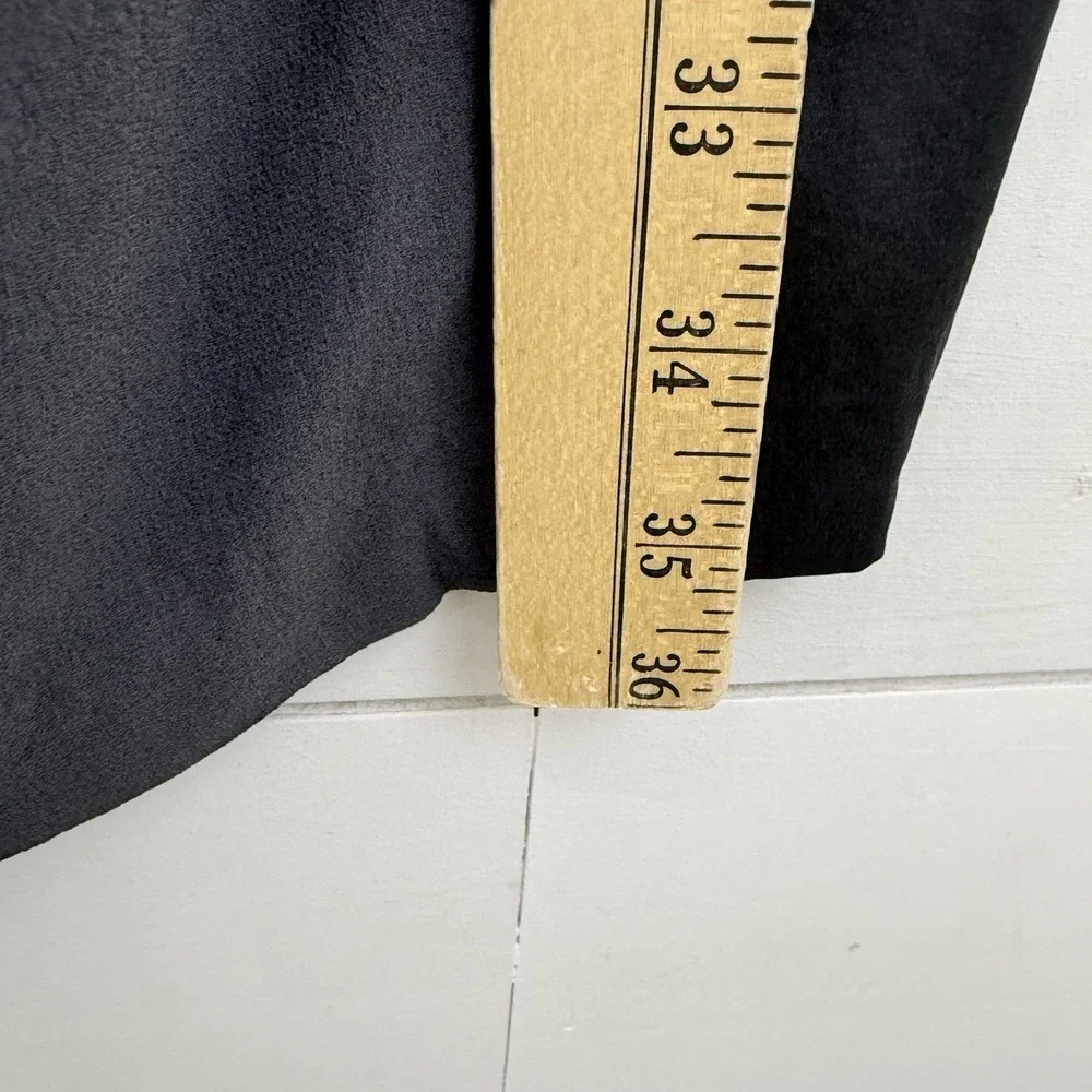 Eileen‎ Fisher Silk Shift Dress Women XS Black Sleeveless Scoop Neck Pockets